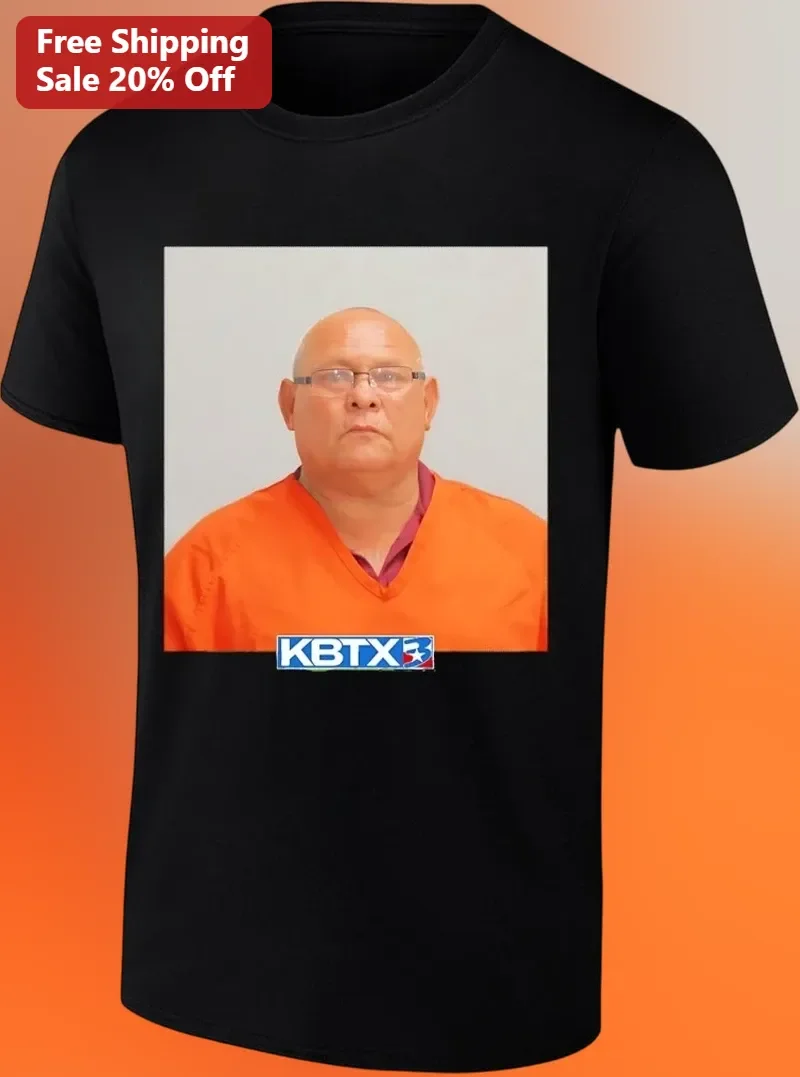 KBTX 3 Tee Brazos Valley Local News Mugshot Graphic Shirt