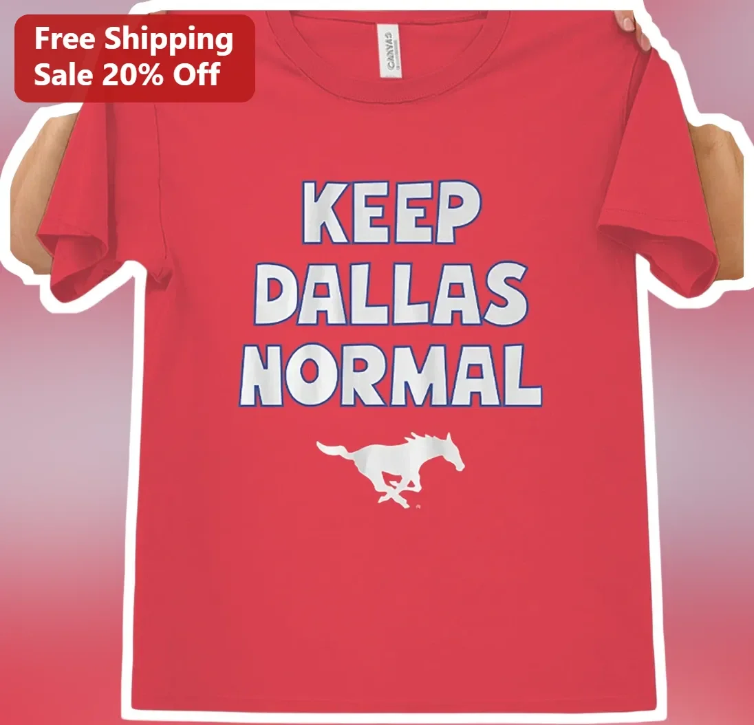 Keep Dallas Normal Tee Funny Texas City Slogan Graphic Shirt for Men Women