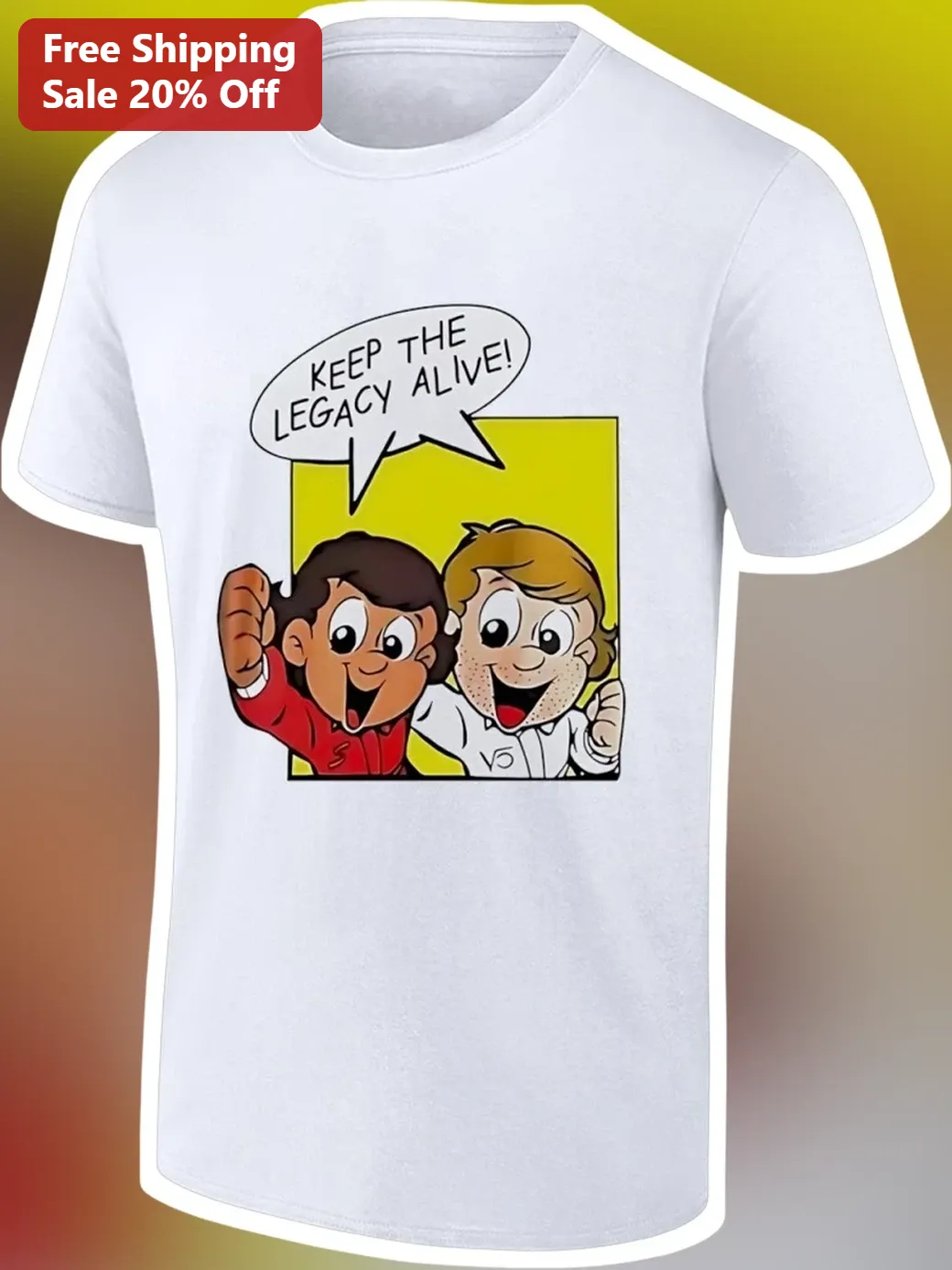 Keep The Legacy Alive Superbook Christian Kids Cartoon Tee