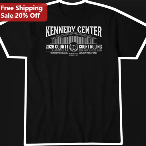 Kennedy Center Tee 2026 Court Ruling Washington DC Distressed Vintage Graphic T-Shirt