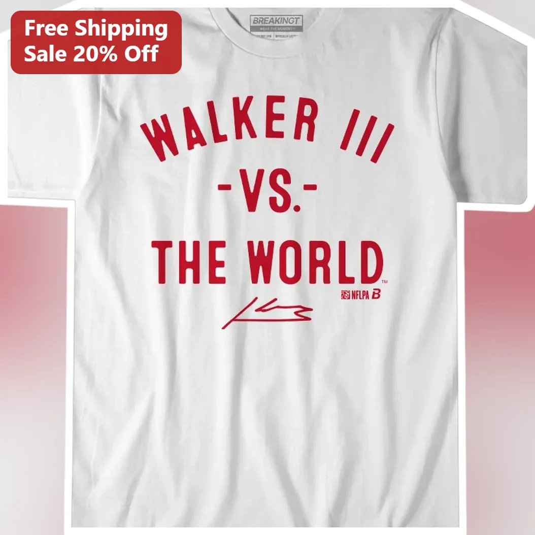 Kenneth Walker III Vs The World Graphic Tee NFL Running Back Fan Gear