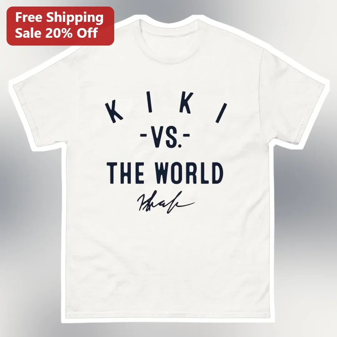 KIKI -VS- THE WORLD Graphic Tee Kiki Bertens Signature Tennis Fan Shirt