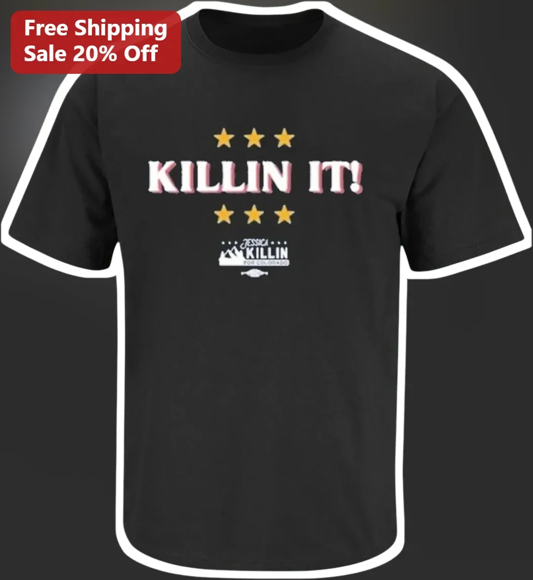 Killin It! Tee Funny Confidence Slogan Graphic T-Shirt for Men Women Gift