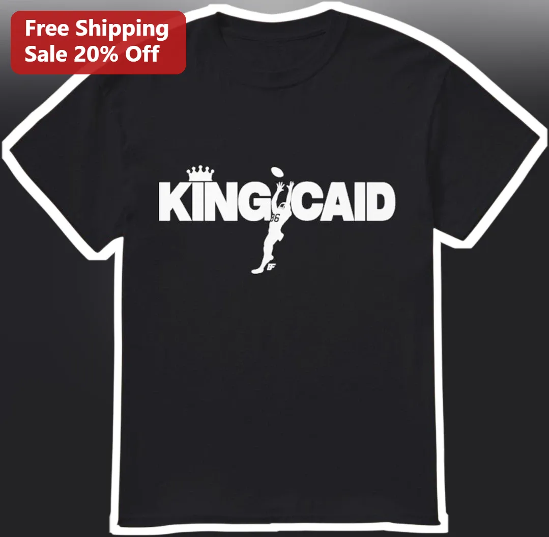 King Caid Football Player Tee Caiden McBride #86 Receiver Graphic Shirt