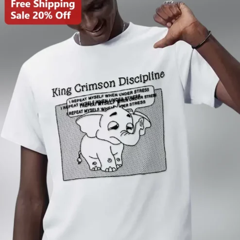 King Crimson Discipline I Repeat Myself When Under Stress Dumbo Tee