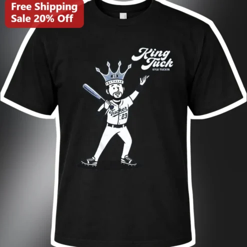 King Tuck Tee Kyle Tucker Baseball Fan Art Graphic Shirt for Men Women