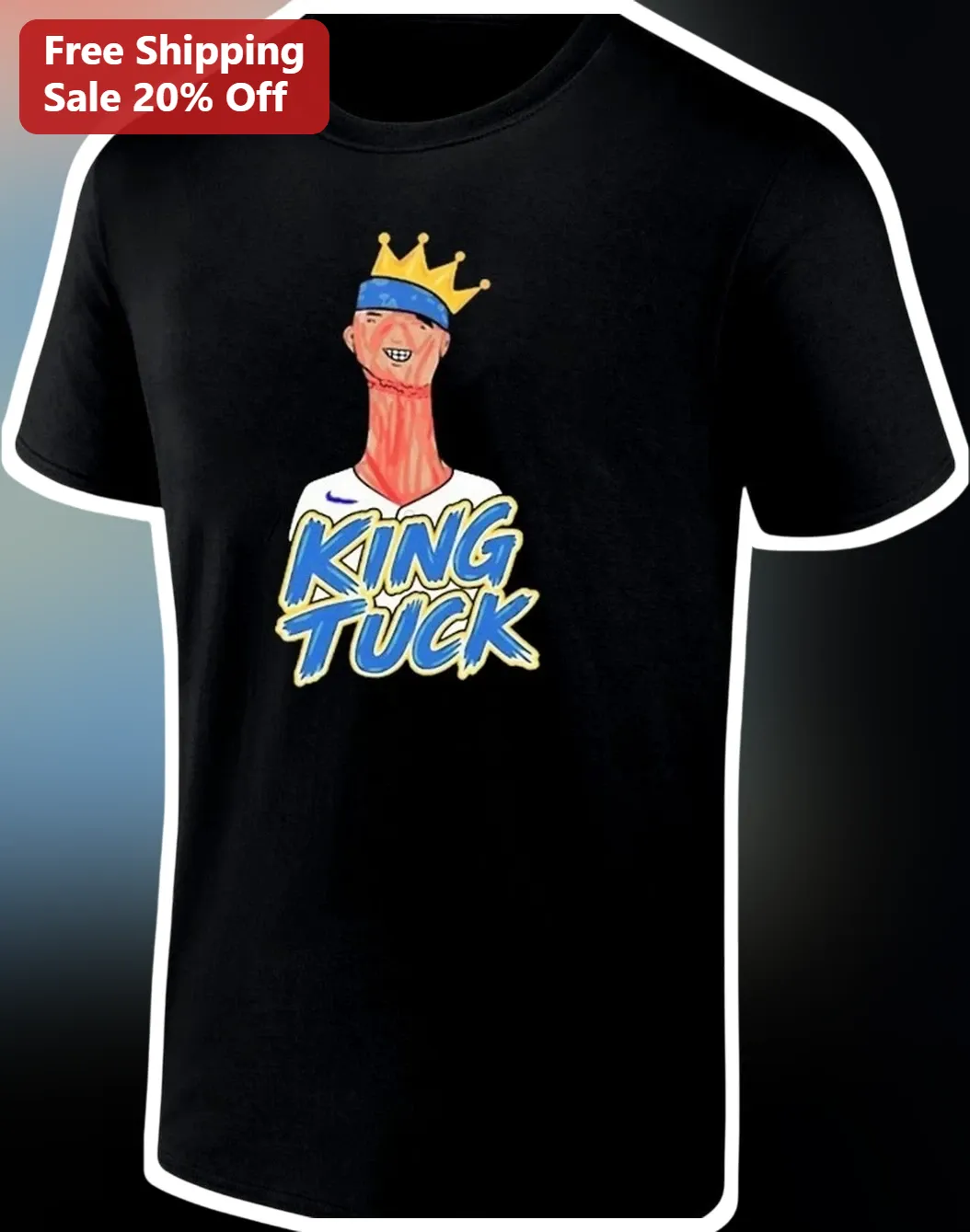 King Tuck Tee Mike Trout Baseball Fan Gift Funny Cartoon Sports Shirt