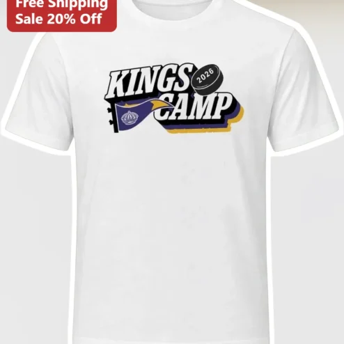 Kings Camp Tee Hockey Fan Graphic Shirt for Men Women Youth