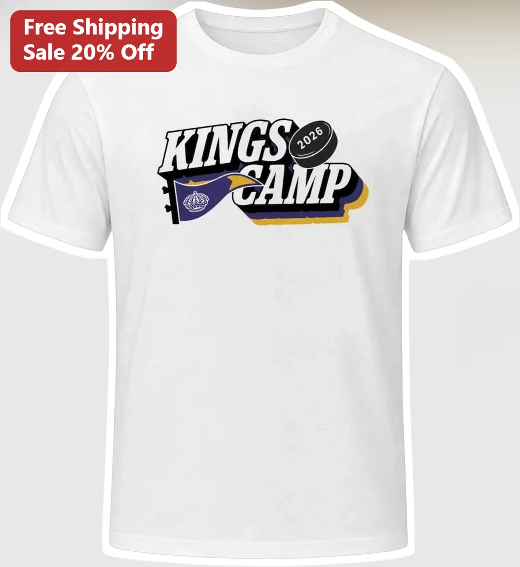 Kings Camp Tee Hockey Fan Graphic Shirt for Men Women Youth