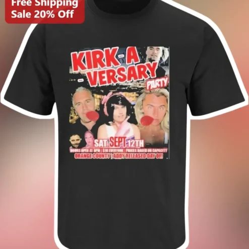 Kirk-A-Versary Party Kirk Cameron Meme Graphic Tee
