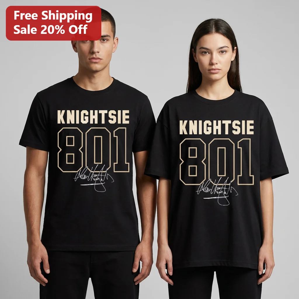 KNIGHTSIE Tee Alan Knight Signature Football Legend Varsity Style Unisex Gift for Fans