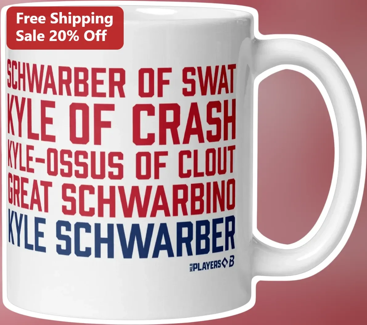 Kyle Schwarber Mug The Great Schwarbino Nickname Baseball Gift For Phillies Fans