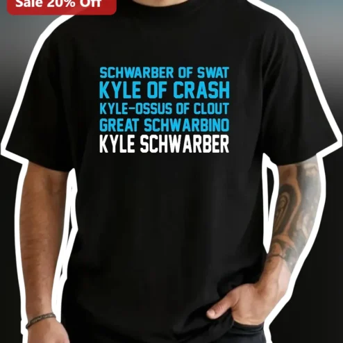 Kyle Schwarber Tee Schwarber of Swat The Great Schwarbino Funny Baseball Gift