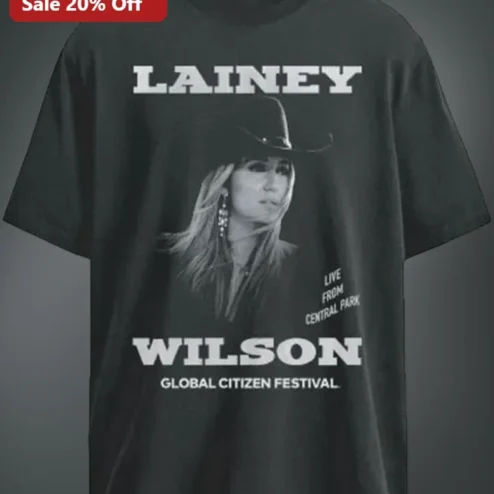Lainey Wilson Global Citizen Festival Live From Central Park Tee Country Music Fan Gift