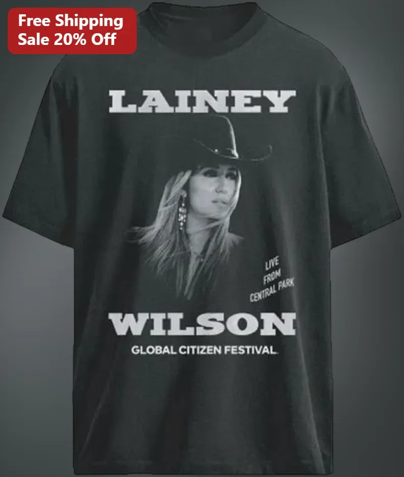 Lainey Wilson Global Citizen Festival Live From Central Park Tee Country Music Fan Gift