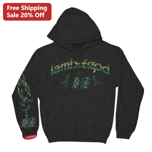 Lamb of God Ashes of the Wake Hoodie, Heavy Metal Band Merch Graphic Sweatshirt