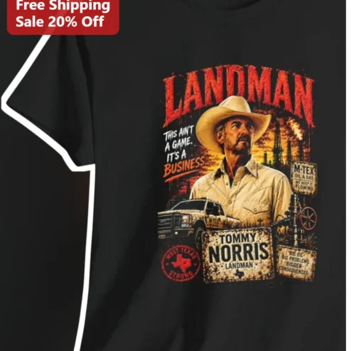 Landman This Ain't A Game It's A Business Tommy Norris Billy Bob Thornton Tee