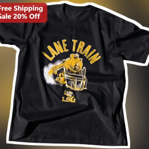 Lane Train LSU Tigers Graphic Tee College Football Fan Gear