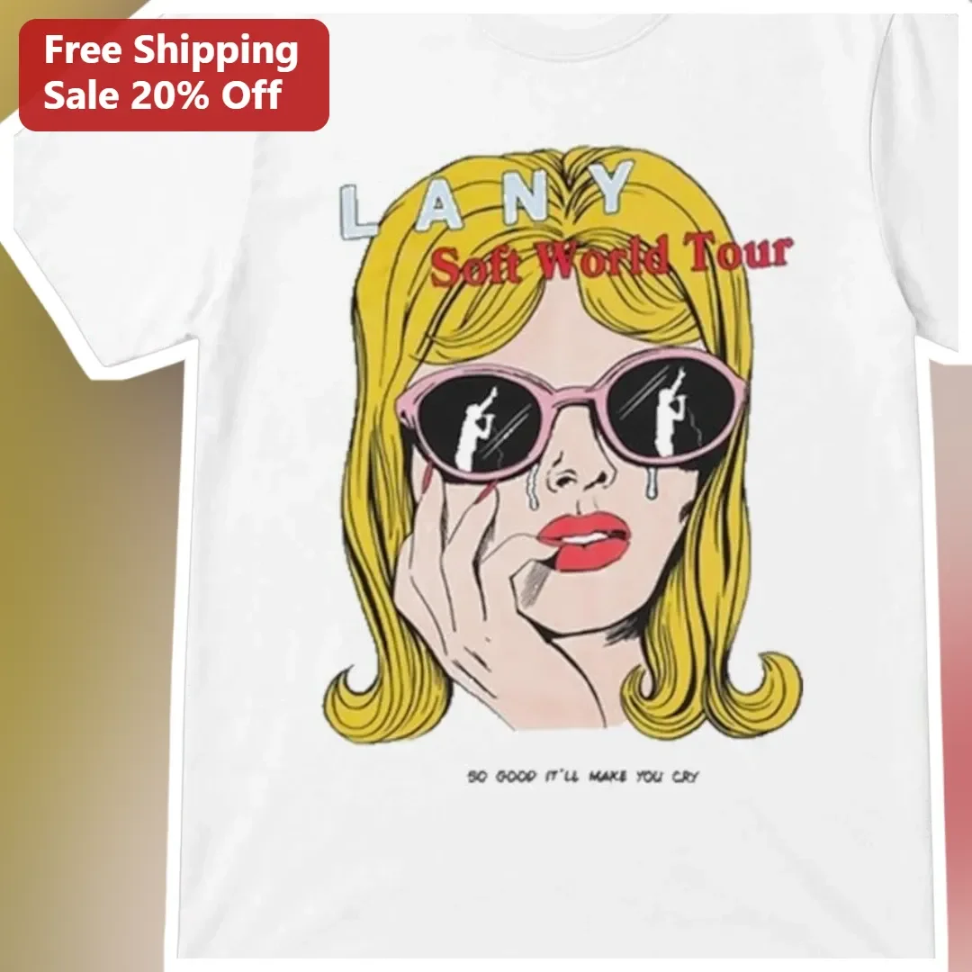 LANY Soft World Tour Tee So Good It'll Make You Cry Graphic Shirt