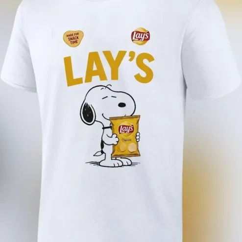 Lay's Made For Snack Time Snoopy Graphic Tee