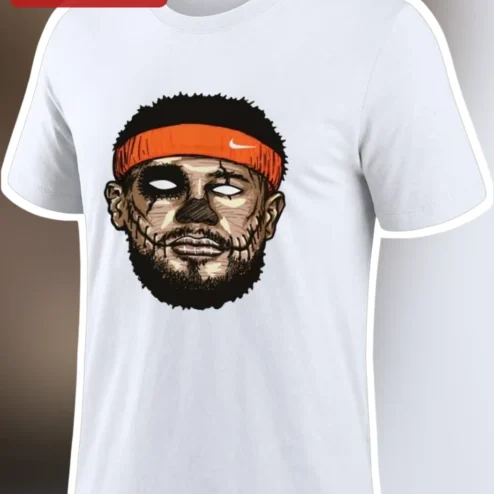 LeBron James Zombie Graphic Tee King James Horror Style Basketball Fan Shirt