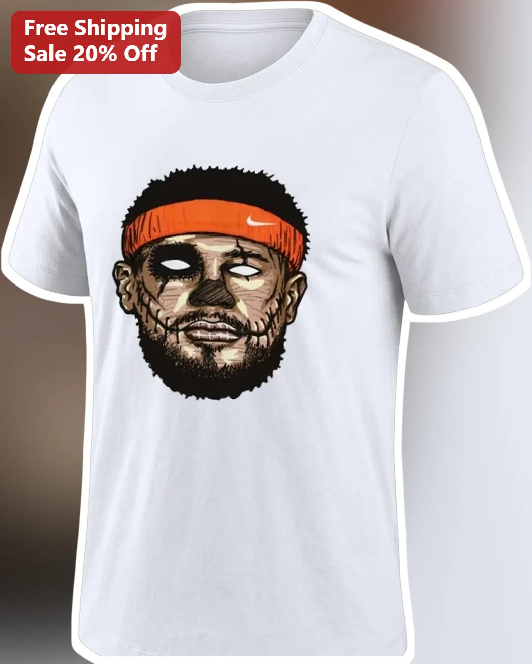 LeBron James Zombie Graphic Tee King James Horror Style Basketball Fan Shirt