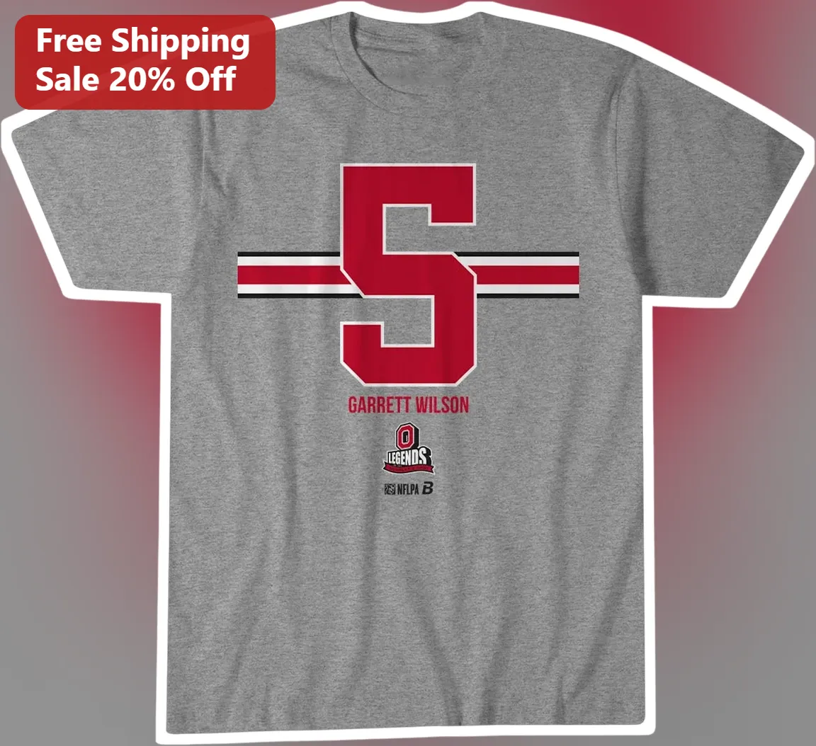 LEGENDS Tee Garrett Wilson Ohio State Buckeyes Football Fan Gift