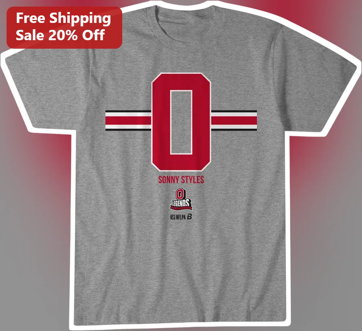 LEGENDS Tee Ohio State Buckeyes College Football Vintage Style Graphic Shirt