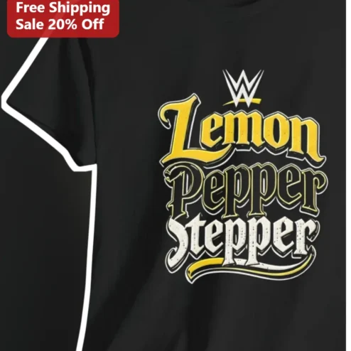 Lemon Pepper Stepper Tee Logan Paul WWE Graphic Shirt for Men