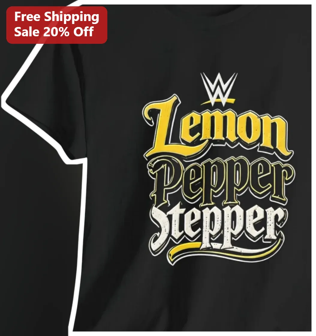 Lemon Pepper Stepper Tee Logan Paul WWE Graphic Shirt for Men