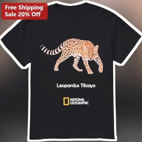 Leopardus Tigrayo Tee Rare Wild Cat Graphic Shirt for Wildlife Lovers