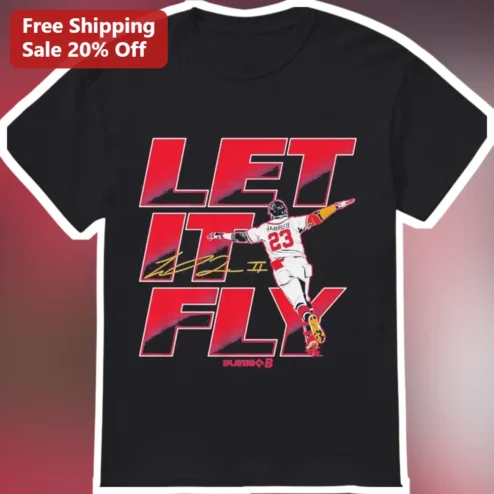 Let It Fly Trea Turner Signature Baseball Graphic Tee for Men