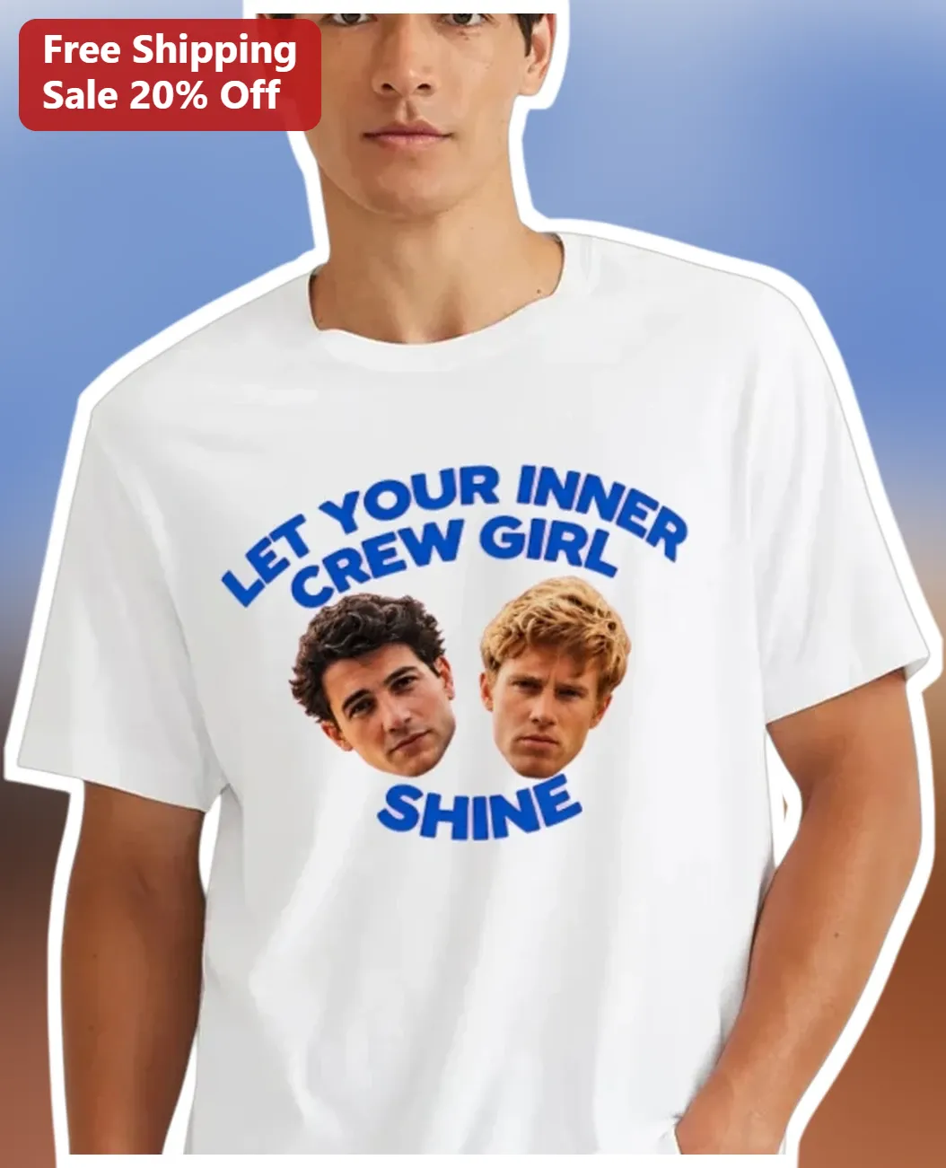 Let Your Inner Crew Girl Shine Tee The White Lotus Pop Culture Graphic Shirt Gift