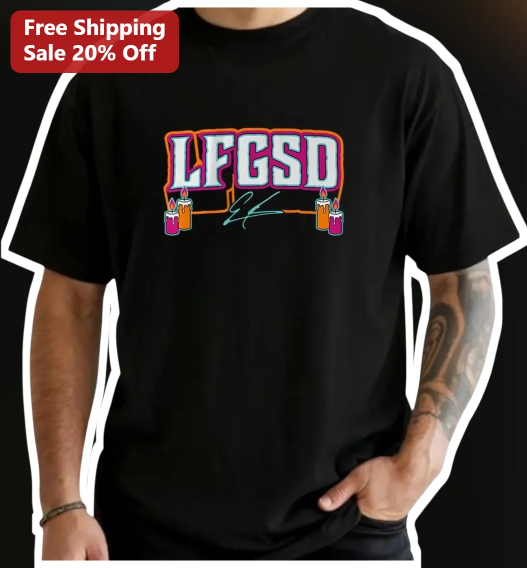 Designed Locally Soft Cotton Tee San Diego Baseball Streetwear Graphic Shirt