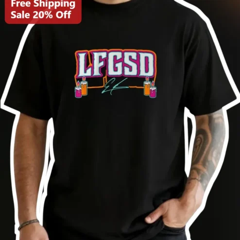 Tee San Diego Baseball Memorial Shirt with Erika Kirk Signature