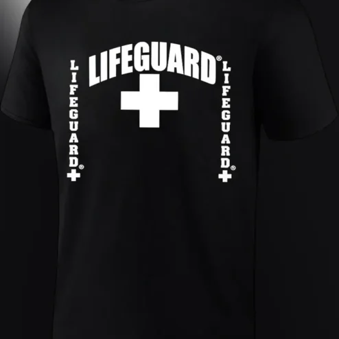 Lifeguard Tee Medical Cross Graphic Shirt for Men Women Beach Patrol Uniform Gift