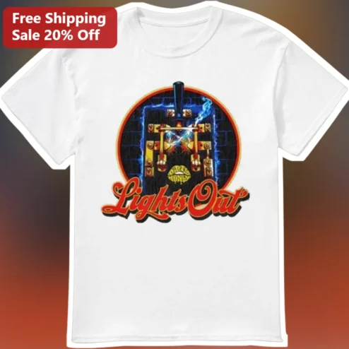 Lights Out Electrician High Voltage Graphic Tee for Men Women