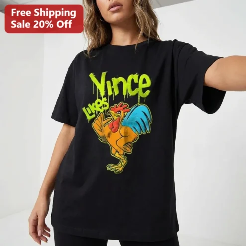 Likes Tee Custom Name Funny Rooster Graffiti Shirt Gift for Farm Life Men Women Bird Lovers
