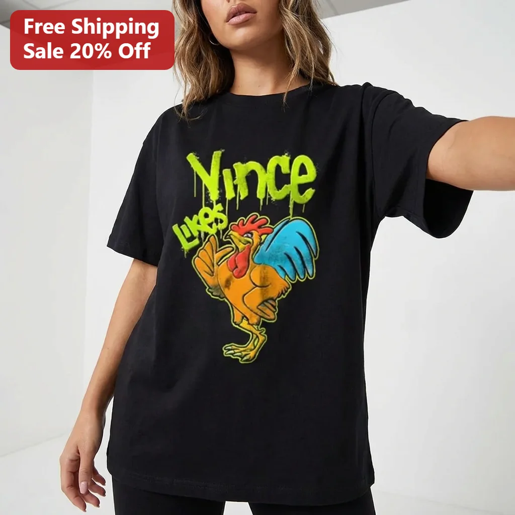 Likes Tee Custom Name Funny Rooster Graffiti Shirt Gift for Farm Life Men Women Bird Lovers