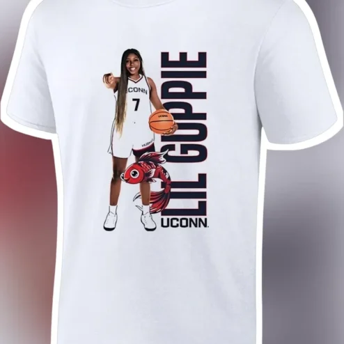 Lil Guppie Azzi Fudd UConn Huskies Basketball Graphic Tee