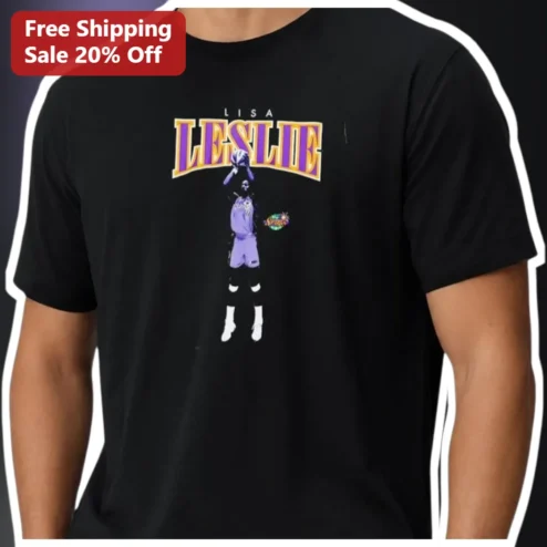 Lisa Leslie WNBA Legend Graphic Tee Los Angeles Sparks Basketball Fan Gift