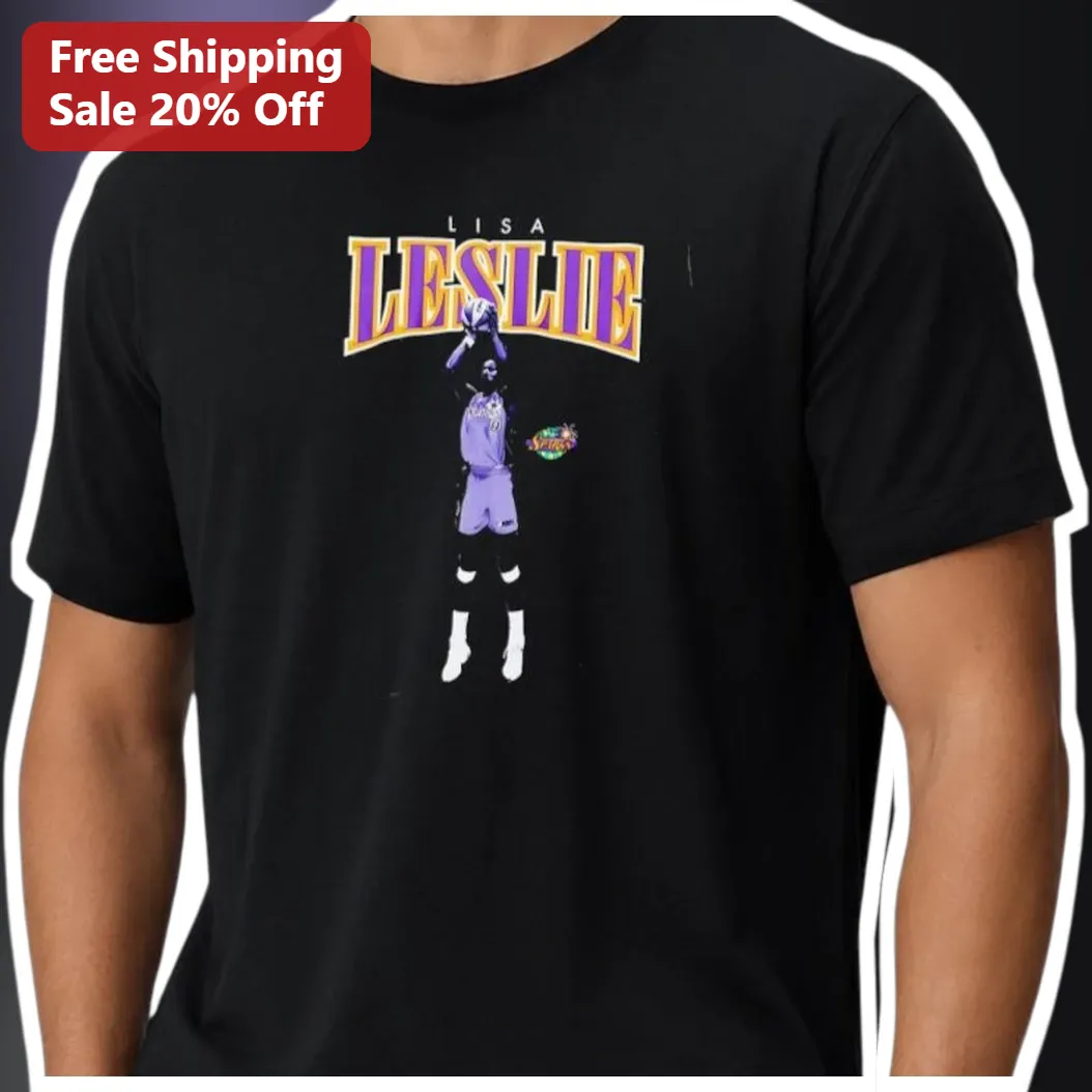 Lisa Leslie WNBA Legend Graphic Tee Los Angeles Sparks Basketball Fan Gift
