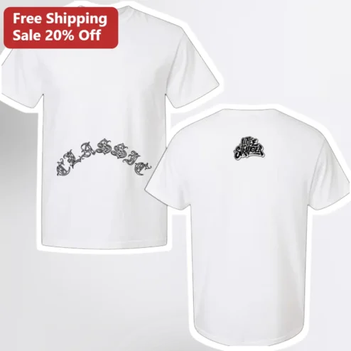 Little Stranger Classic Tee Gothic Typography Streetwear Graphic Shirt
