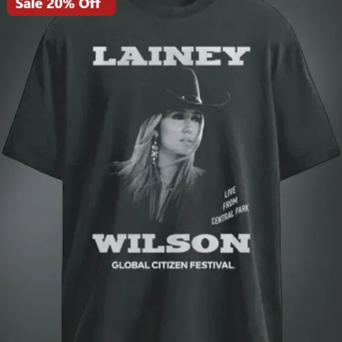 Live From Central Park Global Citizen Festival Lainey Wilson Graphic Tee