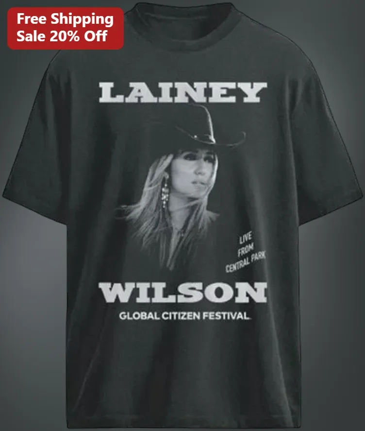 Live From Central Park Global Citizen Festival Lainey Wilson Graphic Tee
