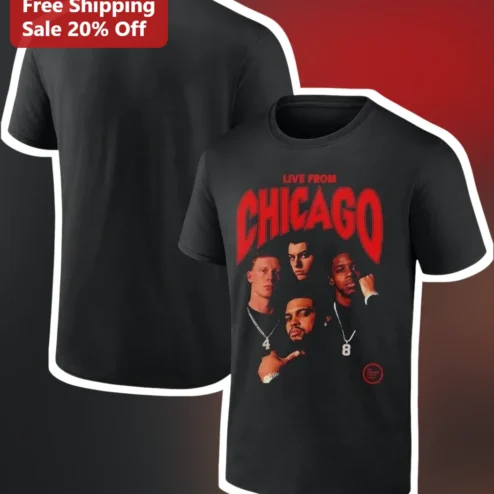 Live From Chicago Tee Chicago Drill Rappers Graphic Shirt