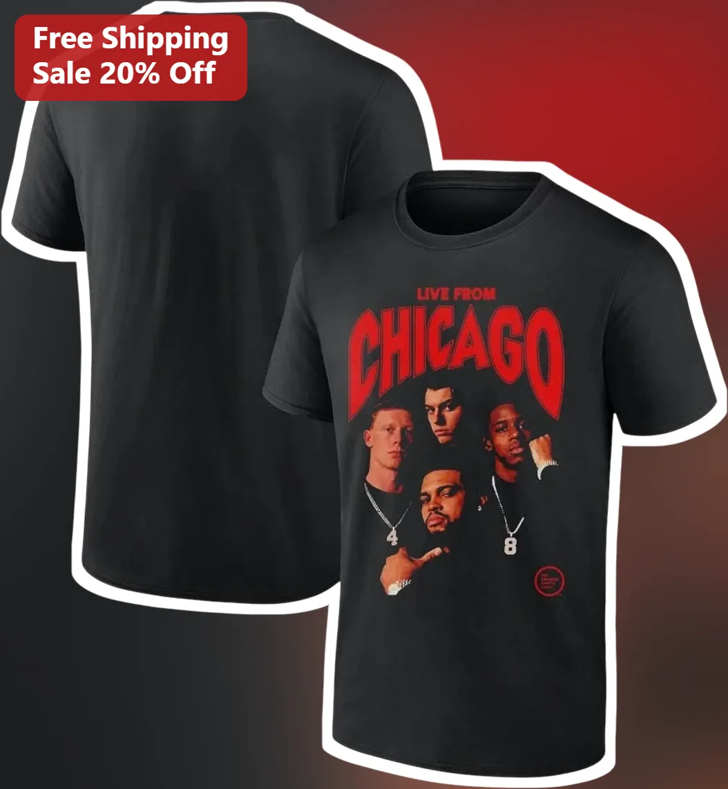 Live From Chicago Tee Chicago Drill Rappers Graphic Shirt