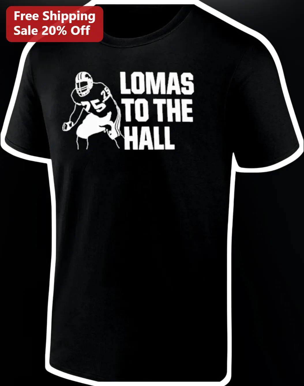 Lomas to the Hall Tee Zach Lomas Michigan State Football Fan Gift Black Cotton Shirt