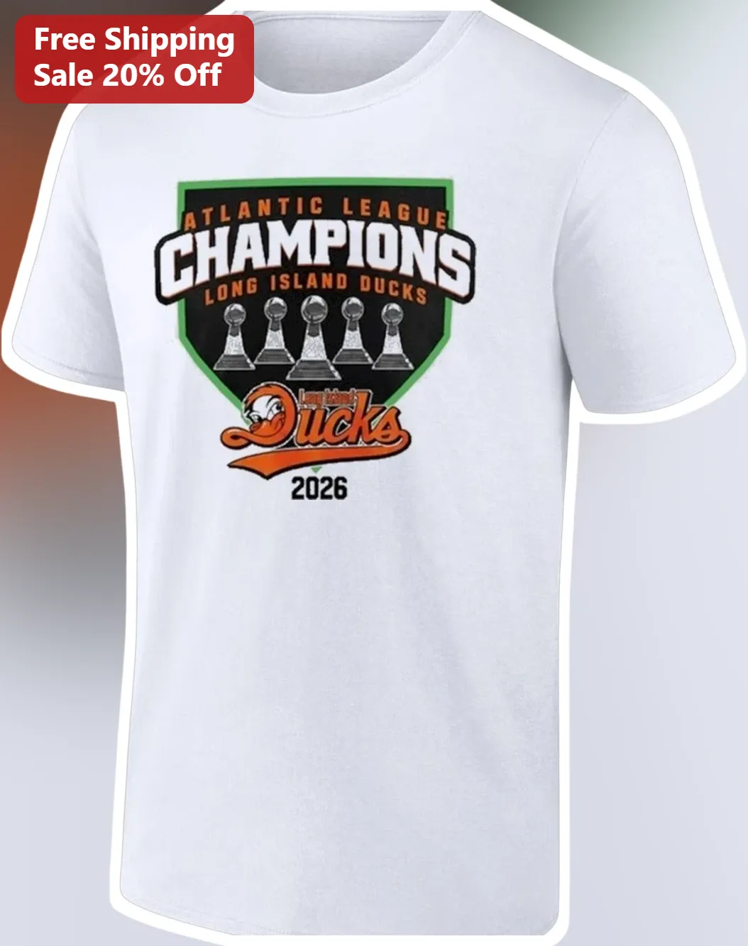 Long Island Ducks Atlantic League Champions 2026 Tee