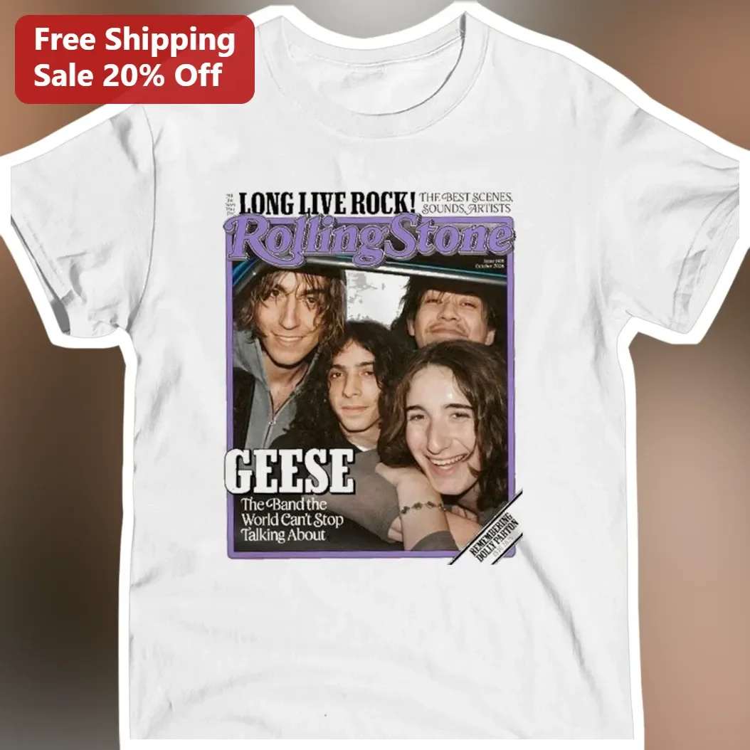 Long Live Rock Geese Band Tee The World Can't Stop Talking About Indie Rock Shirt